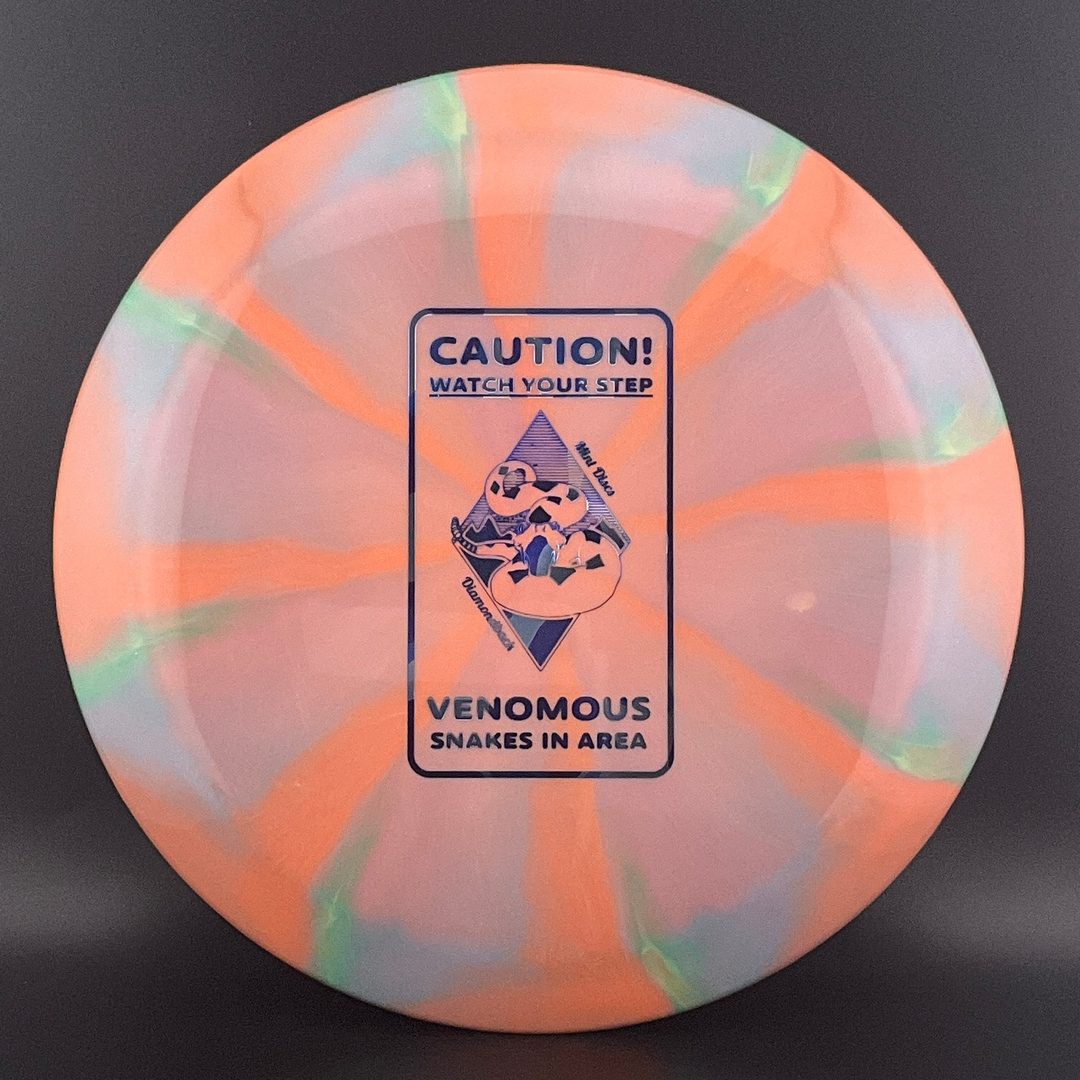 Swirly Apex Diamondback - 2022 First Run - Caution Venomous Snakes! MINT Discs