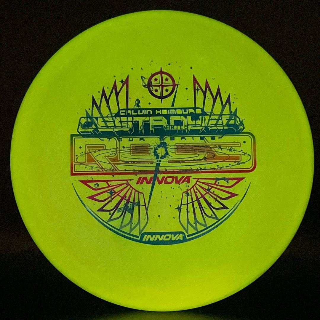 Pro Glow Roc3 - 2020 Tour Series - X-Out 2021 Calvin Heimburg Destroyer Double Stamp Innova