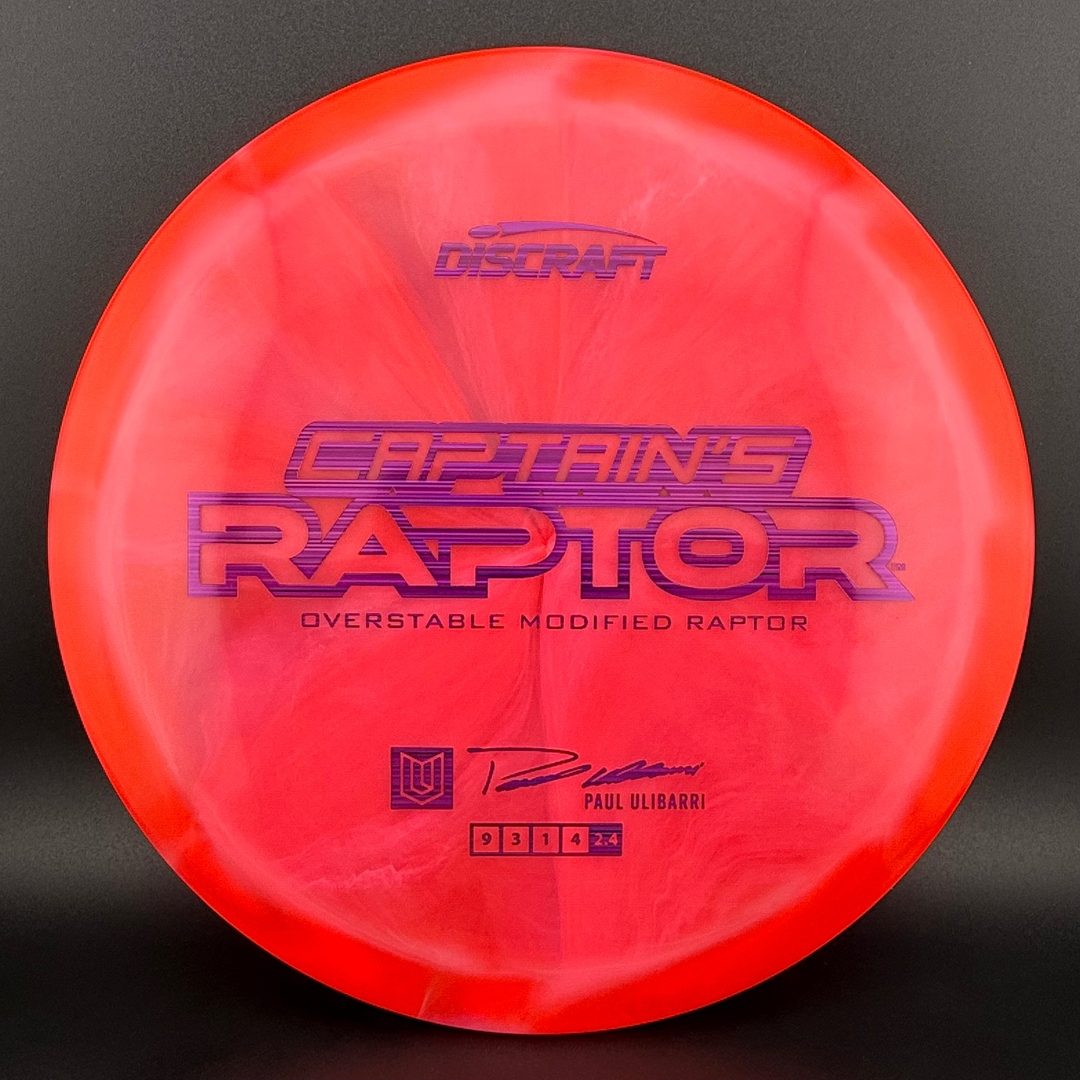 Special Z Blend Captain's Raptor - Paul Ulibarri 2025 Signature Series Discraft