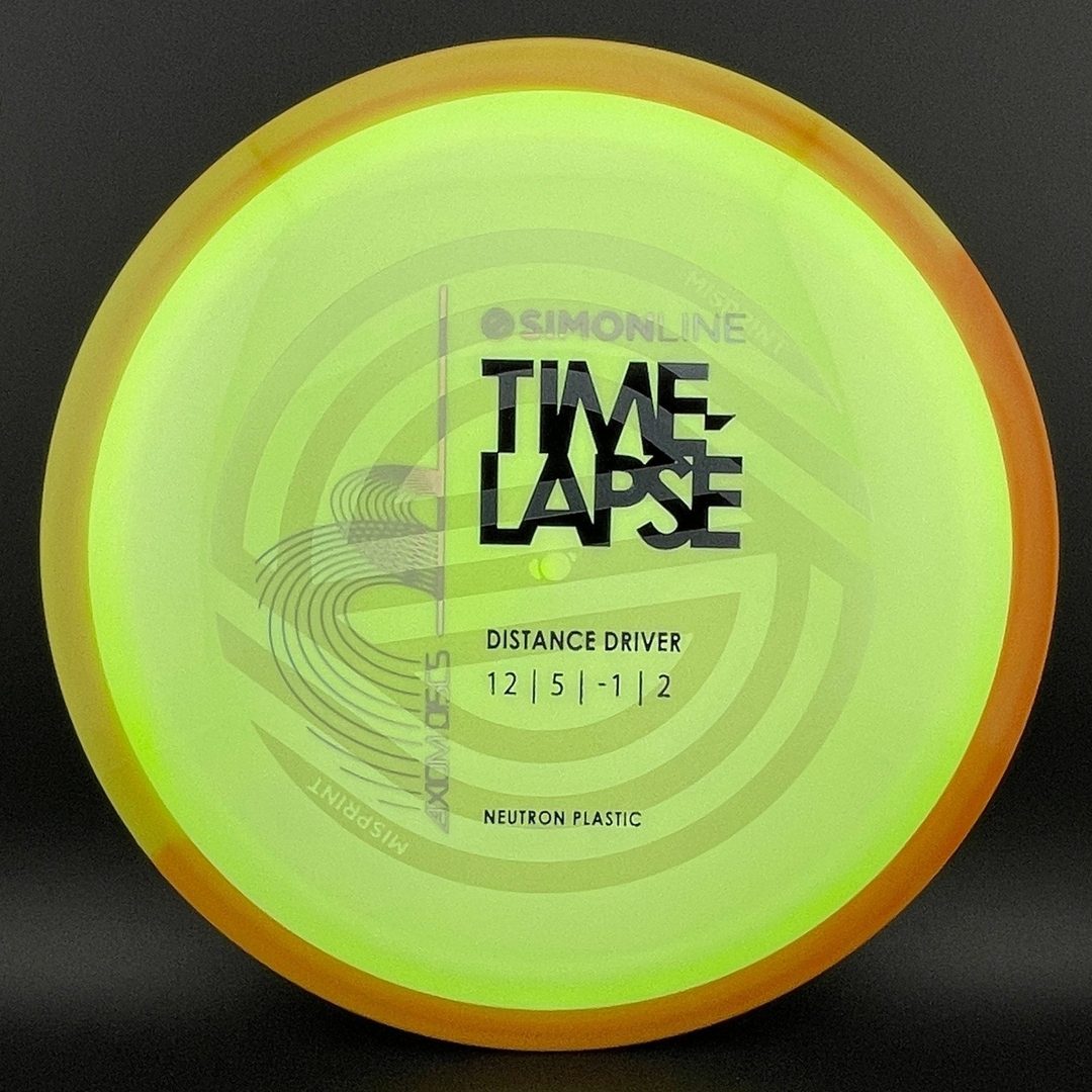 Neutron Time-Lapse Re-Tooled - Simon Line Misprint Axiom