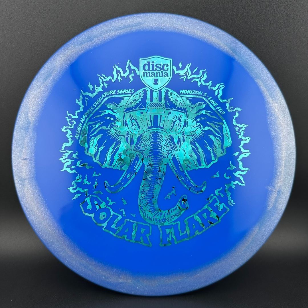 Horizon S-Line FD3 - Solar Flare - Alden Harris Signature Series Stamp by Manny Trujillo DROPPING OCTOBER 9TH @ 7 AM MST Discmania