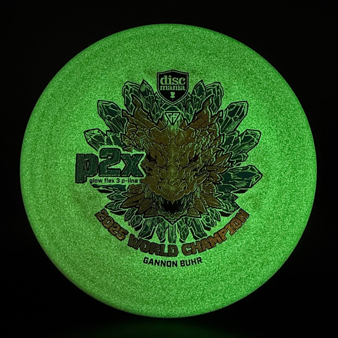 Glow P-Line P2x Flex 3 - Gannon Buhr 2025 World Champion Discmania