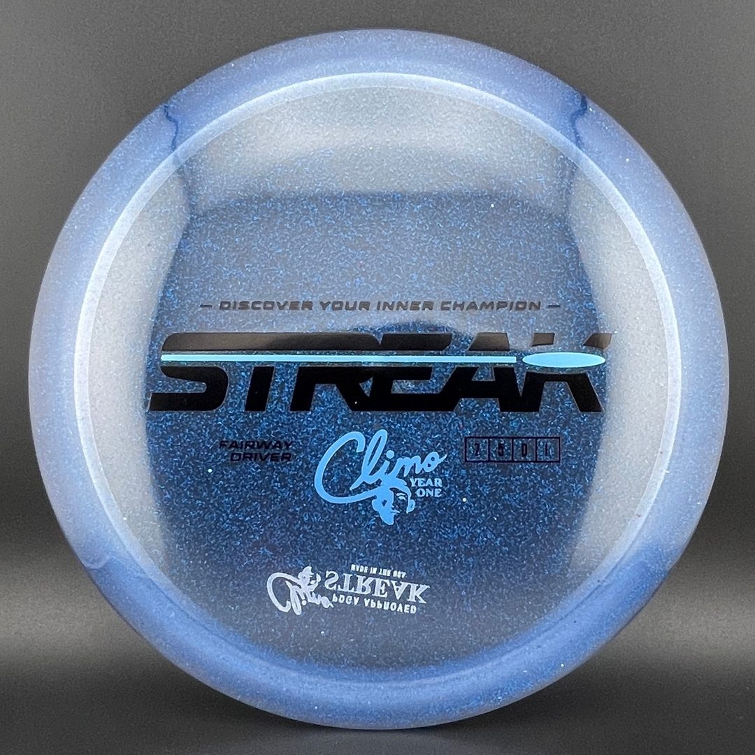 Victory Line Sparkle Streak Year One Climo Disc Golf