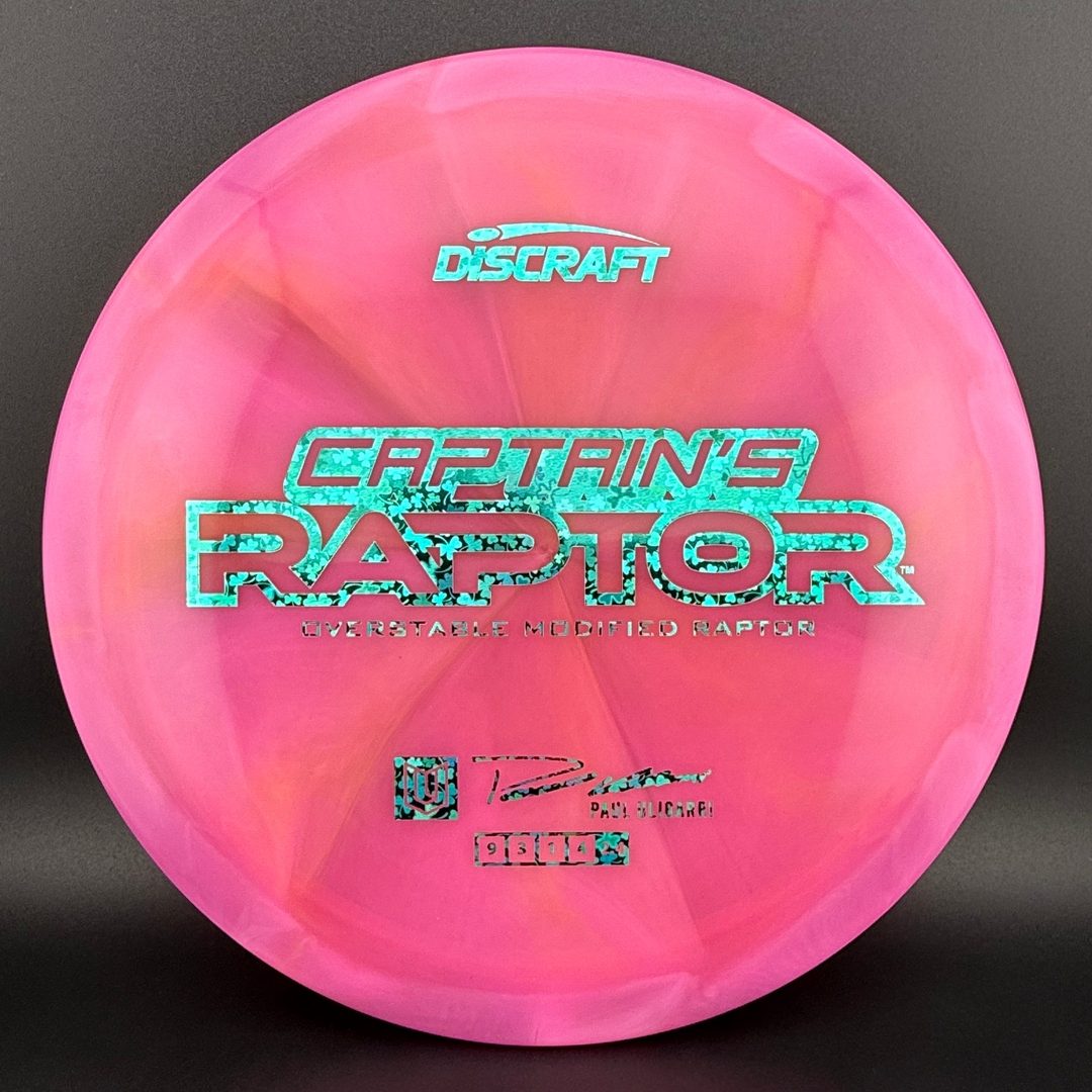 Special Z Blend Captain's Raptor - Paul Ulibarri 2025 Signature Series Discraft