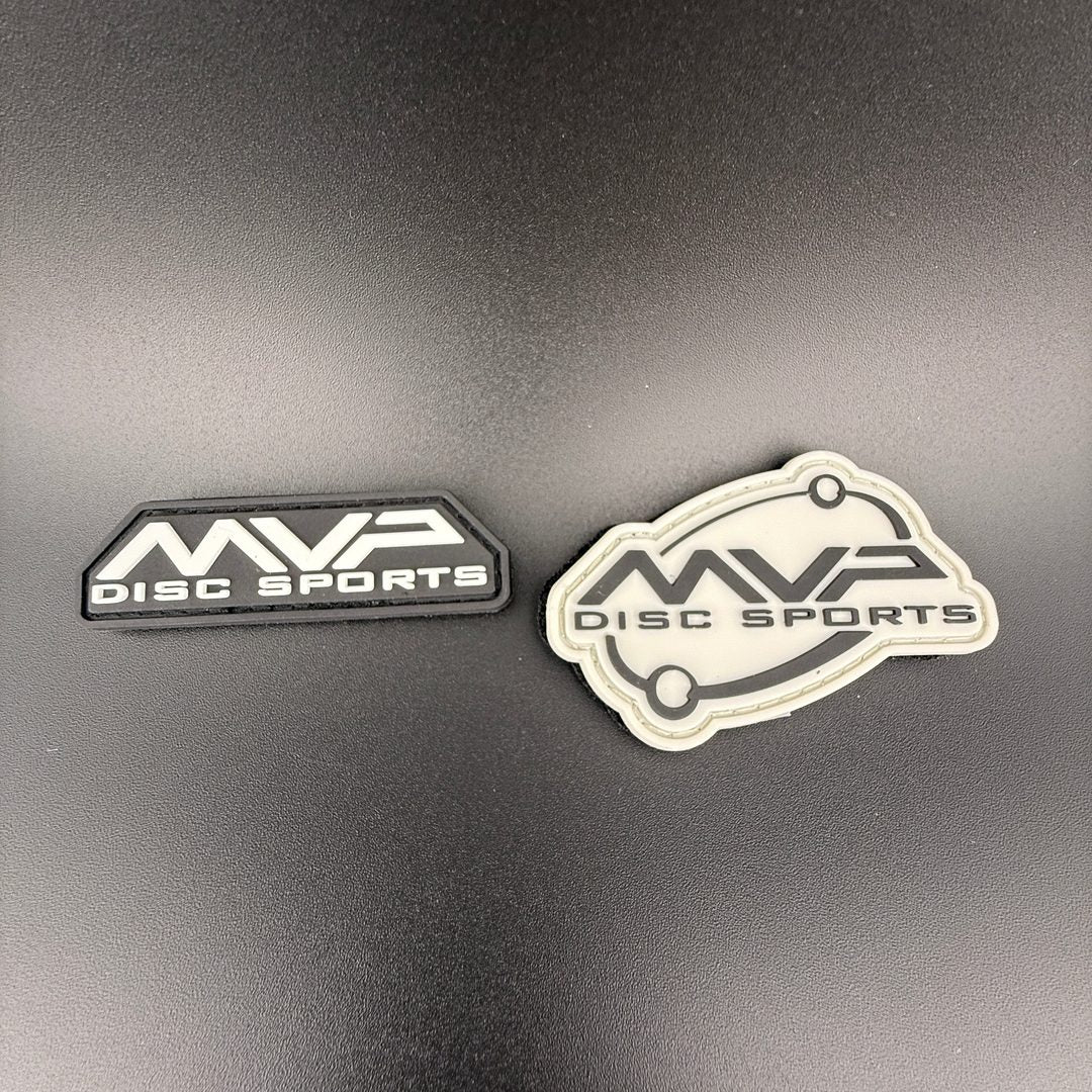 MVP Logo PVC Patches Hook N Loop Backside MVP