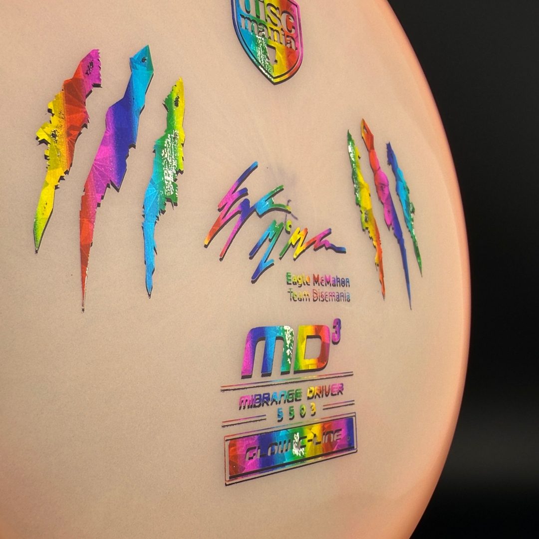 Color Glow C-Line MD3 Penned Eagle Claw X-Out *Warehouse Stash* Discmania
