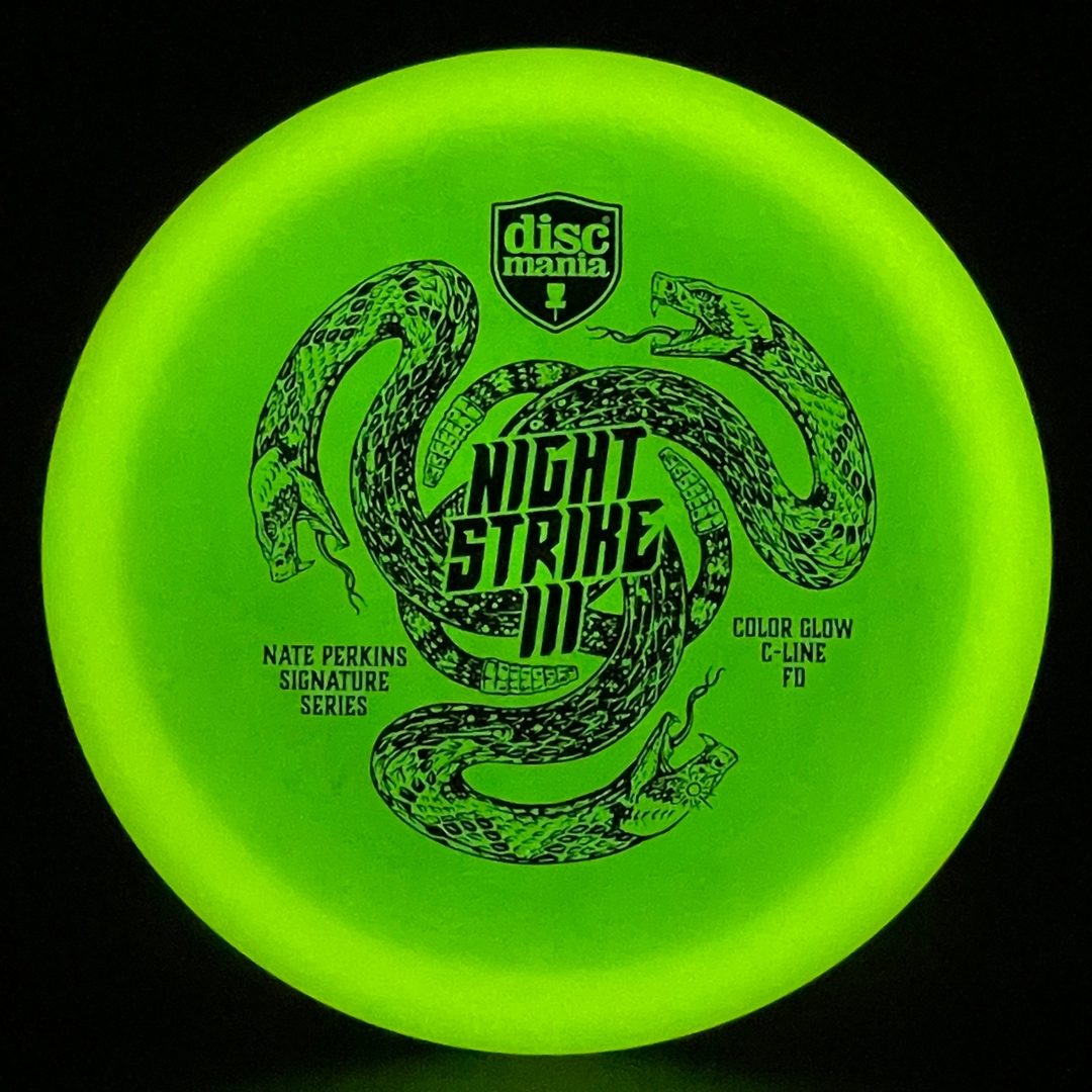 Color Glow C-line FD - Night Strike 3 - Innova Made *Warehouse Stash* Discmania