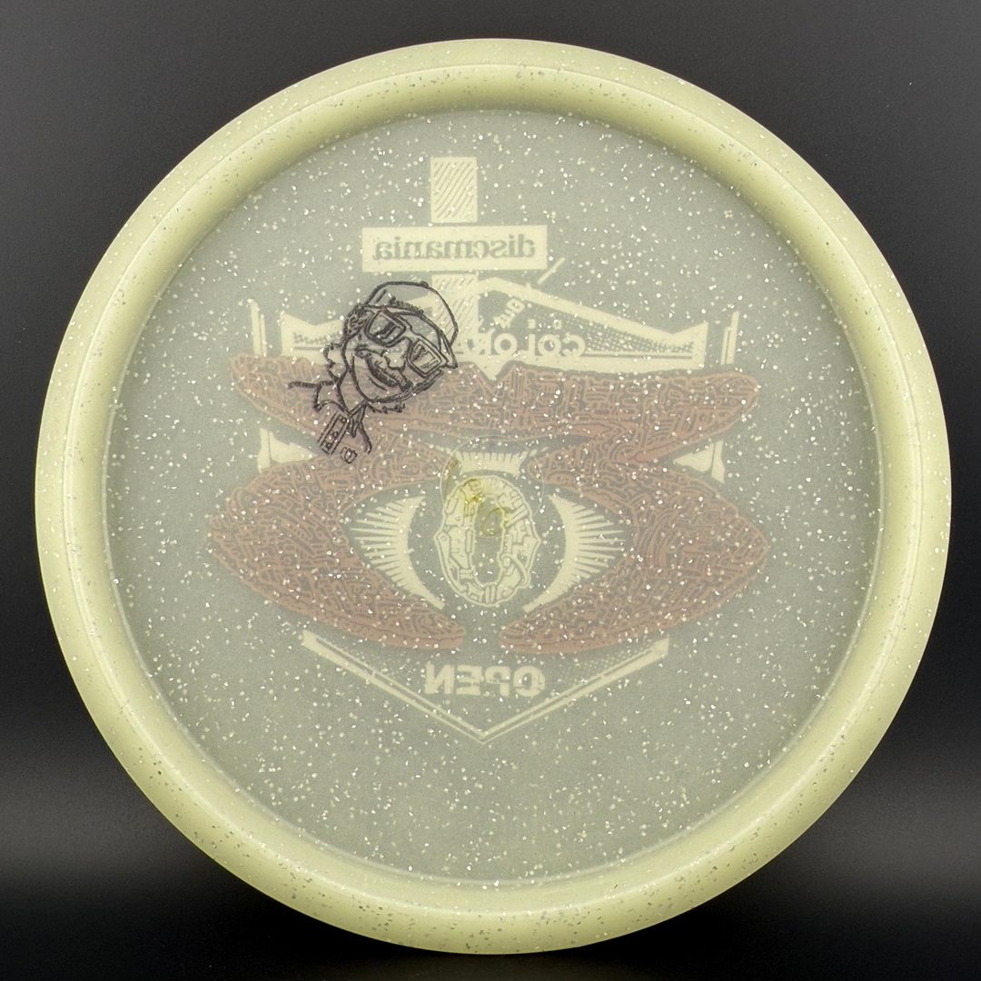 Metal Flake Glow C-Line MD3 IS2 - 303 Open Shield X-Out *Colten Stash* Discmania