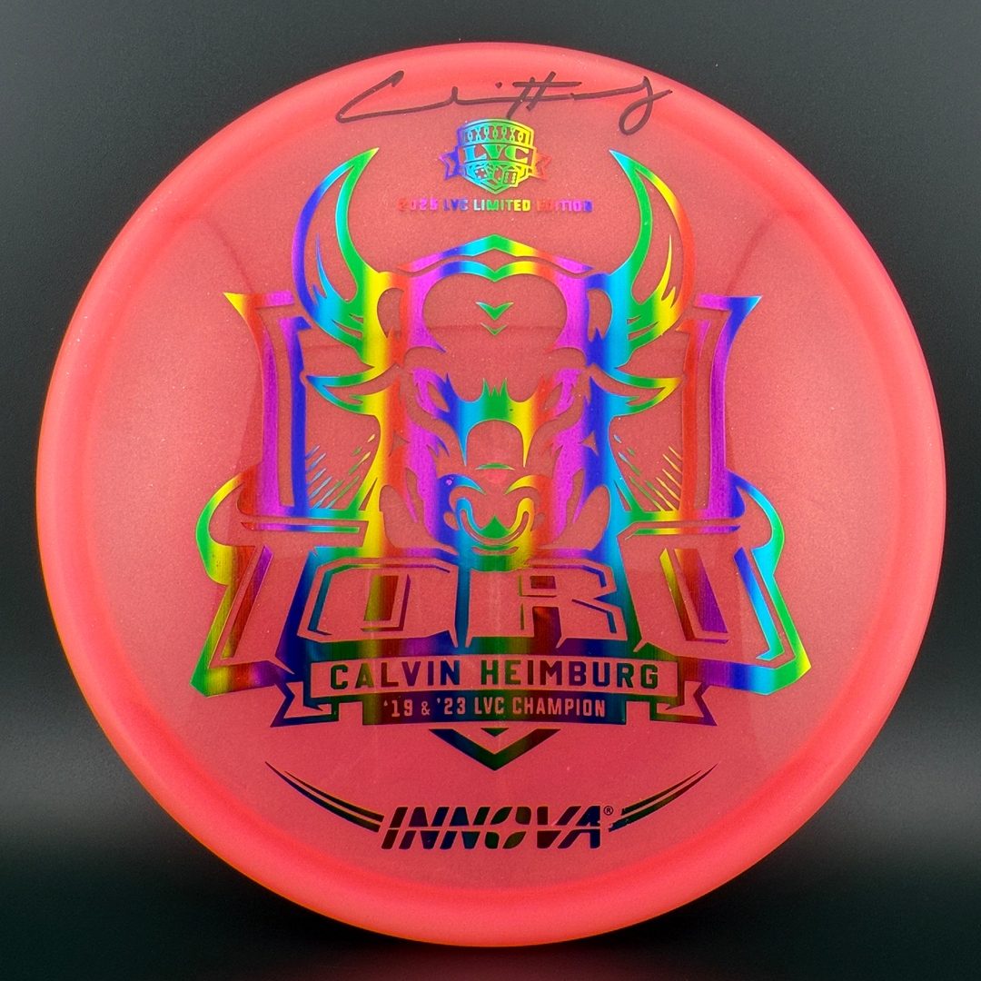 Proto Glow Pearl Champion Toro - Autographed - LVC 2025 Calvin Heimburg Innova