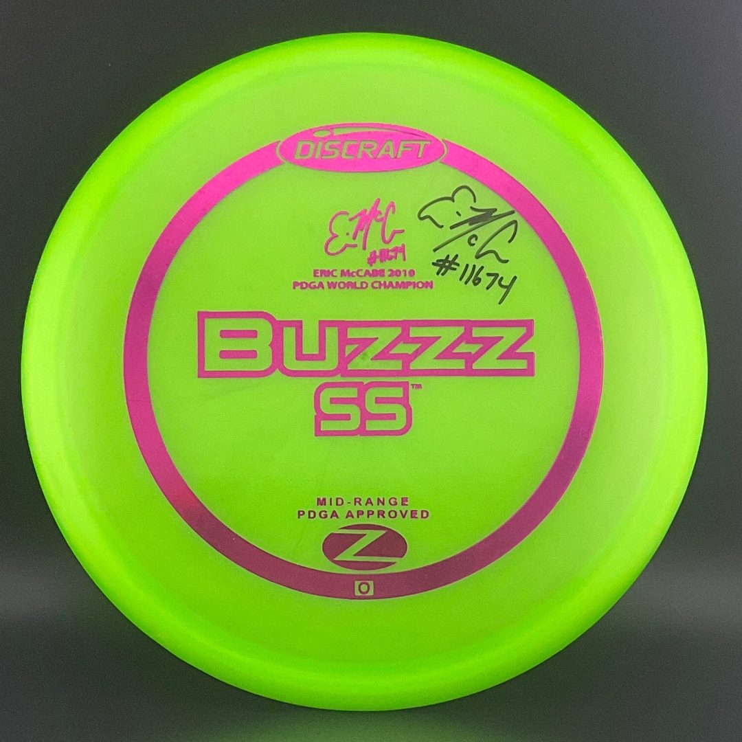 Z Line Buzzz SS *Signed* - Eric McCabe 2010 World Champion Discraft