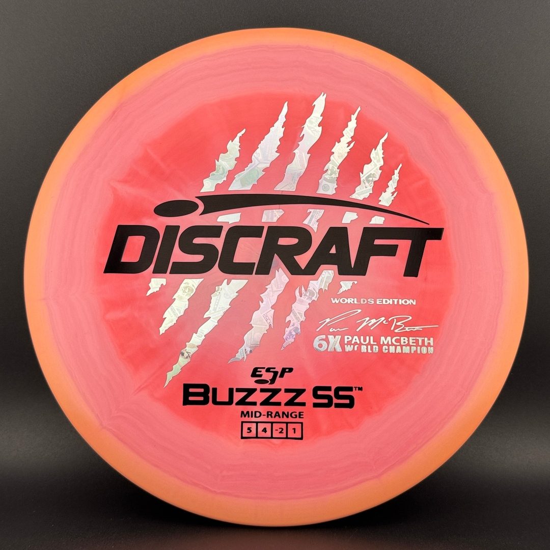ESP Swirl Buzzz SS - Paul McBeth 6x Claws - Worlds 2026