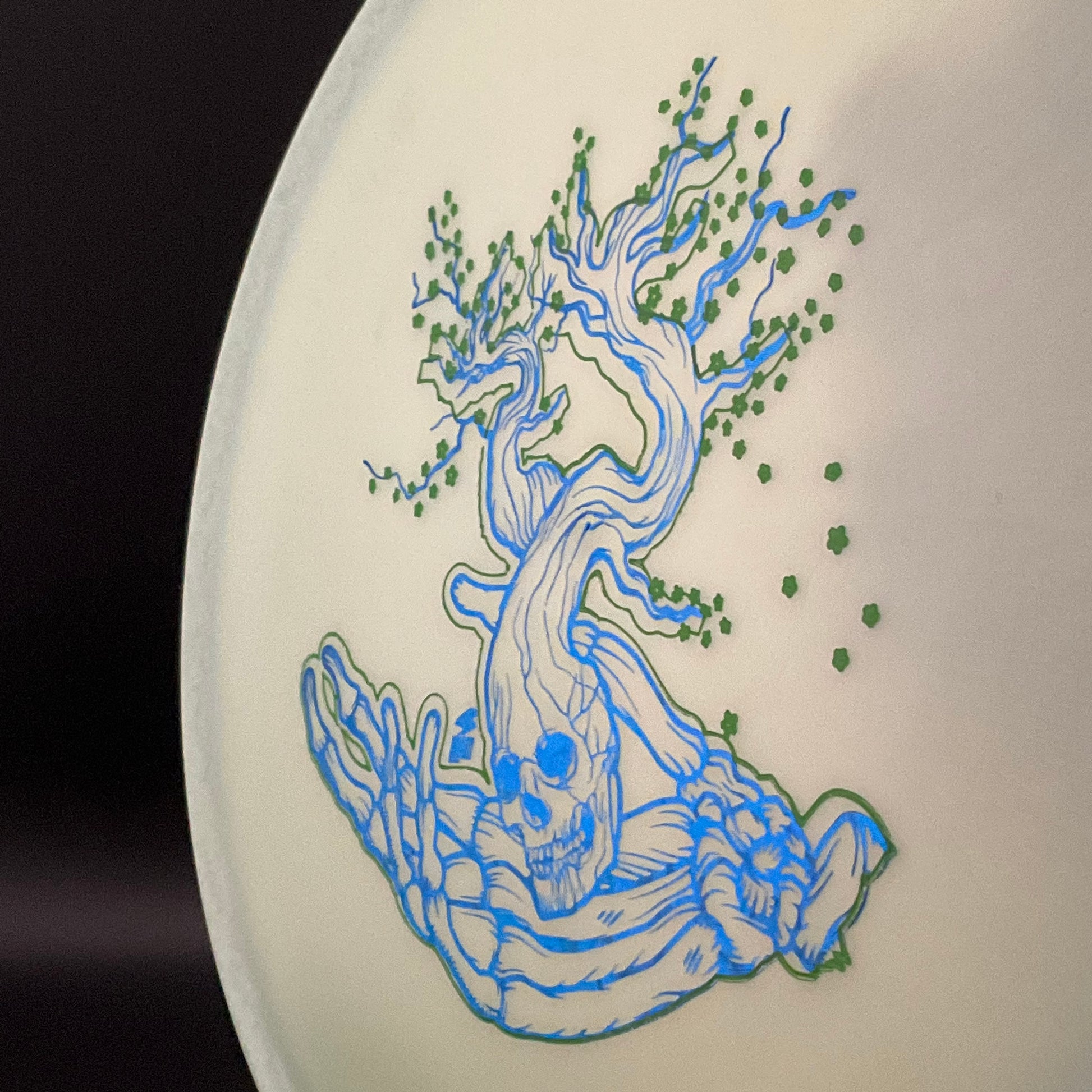 Alpine Glow Baobab - "Skull Seed" Stamp by Lago AGL Discs