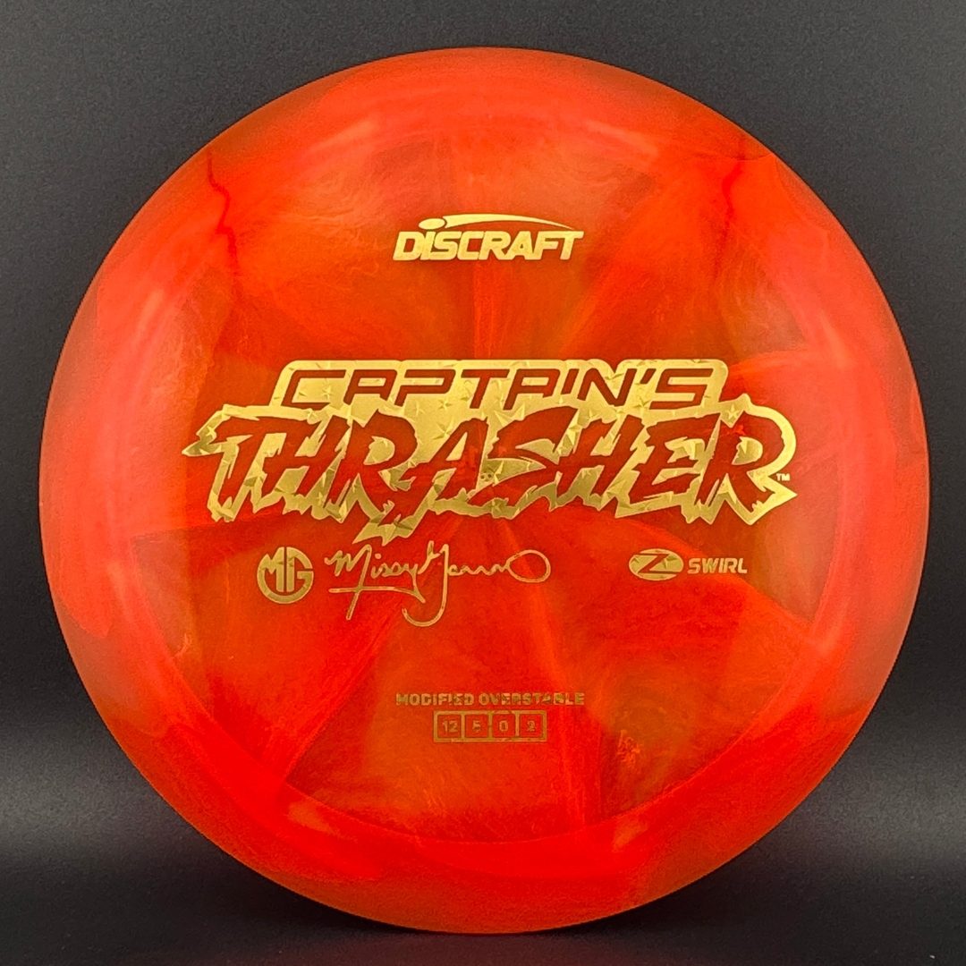 Swirly Z Captain's Thrasher - Missy Gannon 2026 Discraft