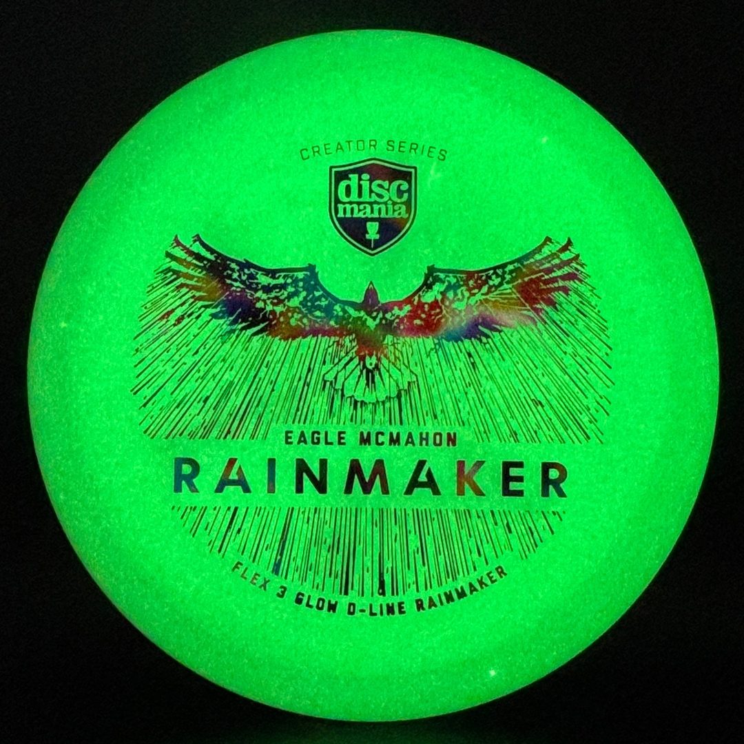 Glow D-Line Flex 3 Rainmaker - Eagle McMahon Creator Series *Colten Stash* Discmania