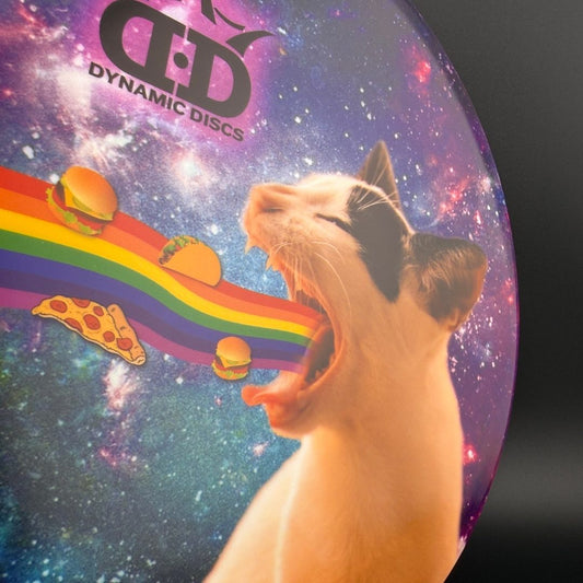 Fuzion Justice - DyeMax - Space Kitty Rainbow Barf Dynamic Discs