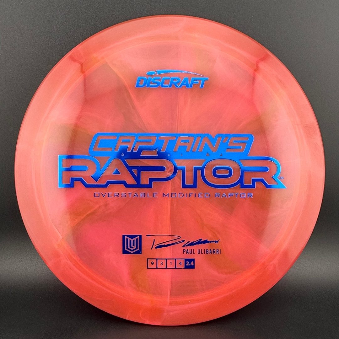 Special Z Blend Captain's Raptor - Paul Ulibarri 2025 Signature Series Discraft