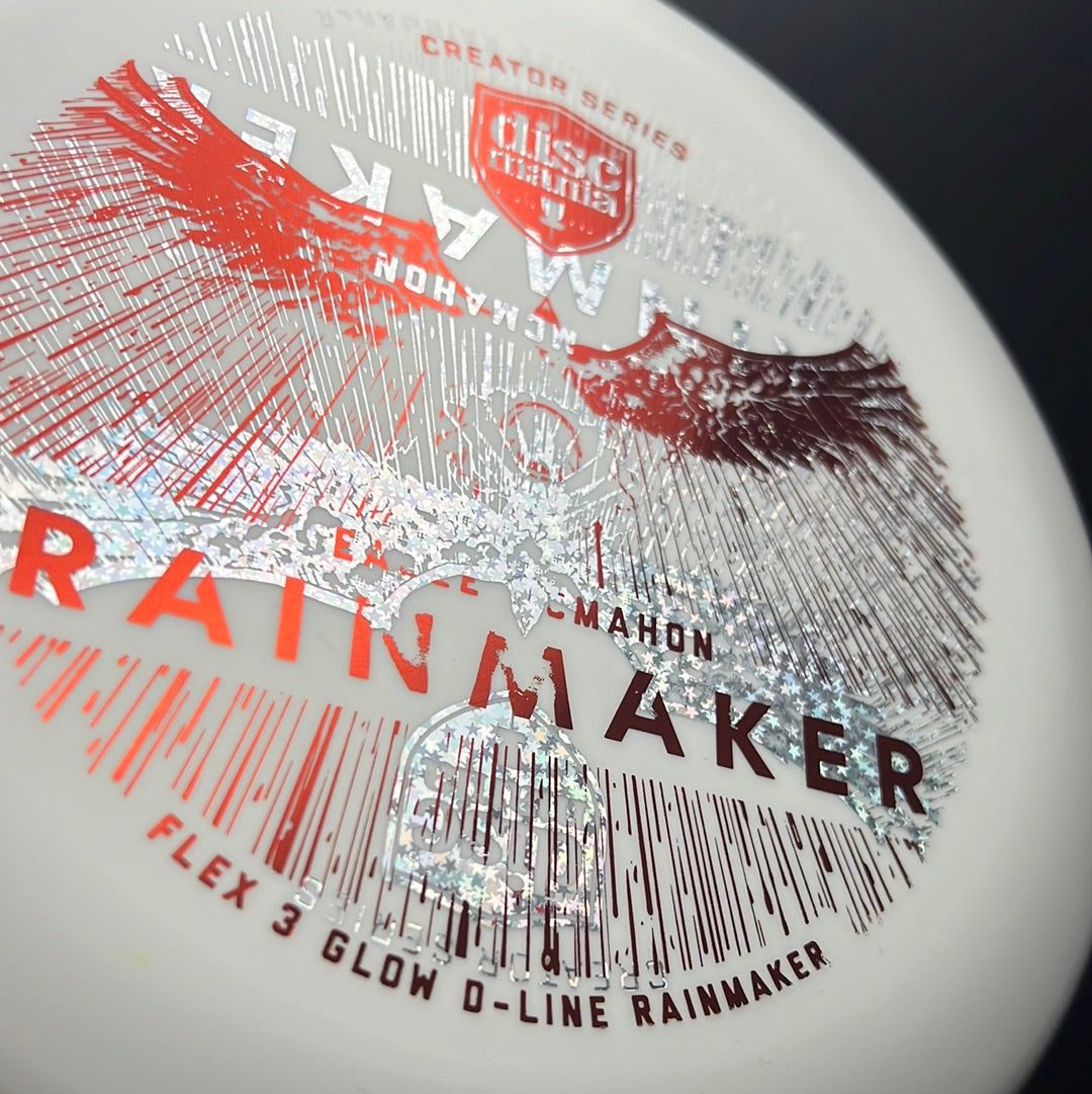 Glow D-Line Flex 3 Rainmaker - Double Stamp Eagle McMahon Discmania