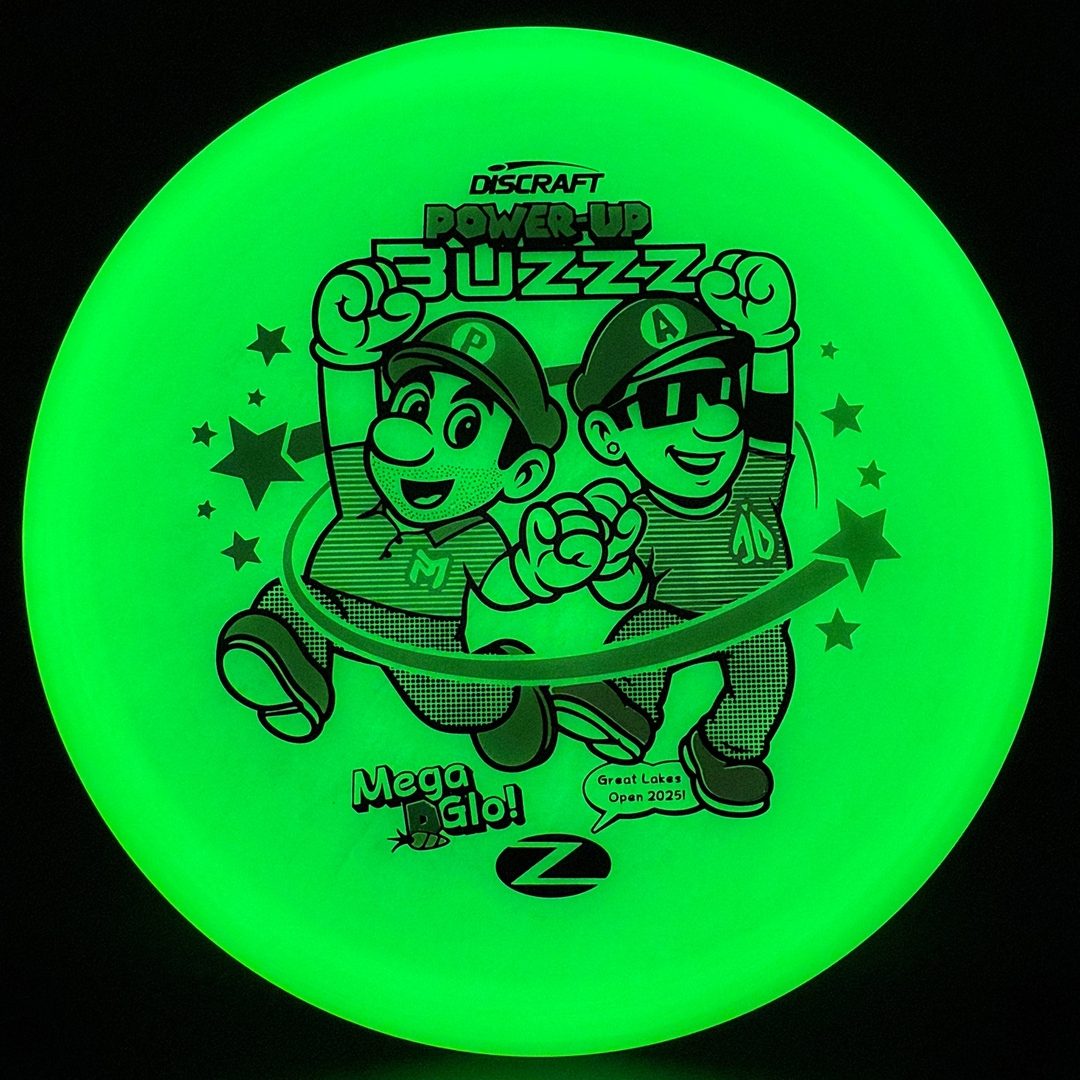 Mega Glo Buzzz - Power-Up - Paul McBeth & Anthony Barela Collab Discraft