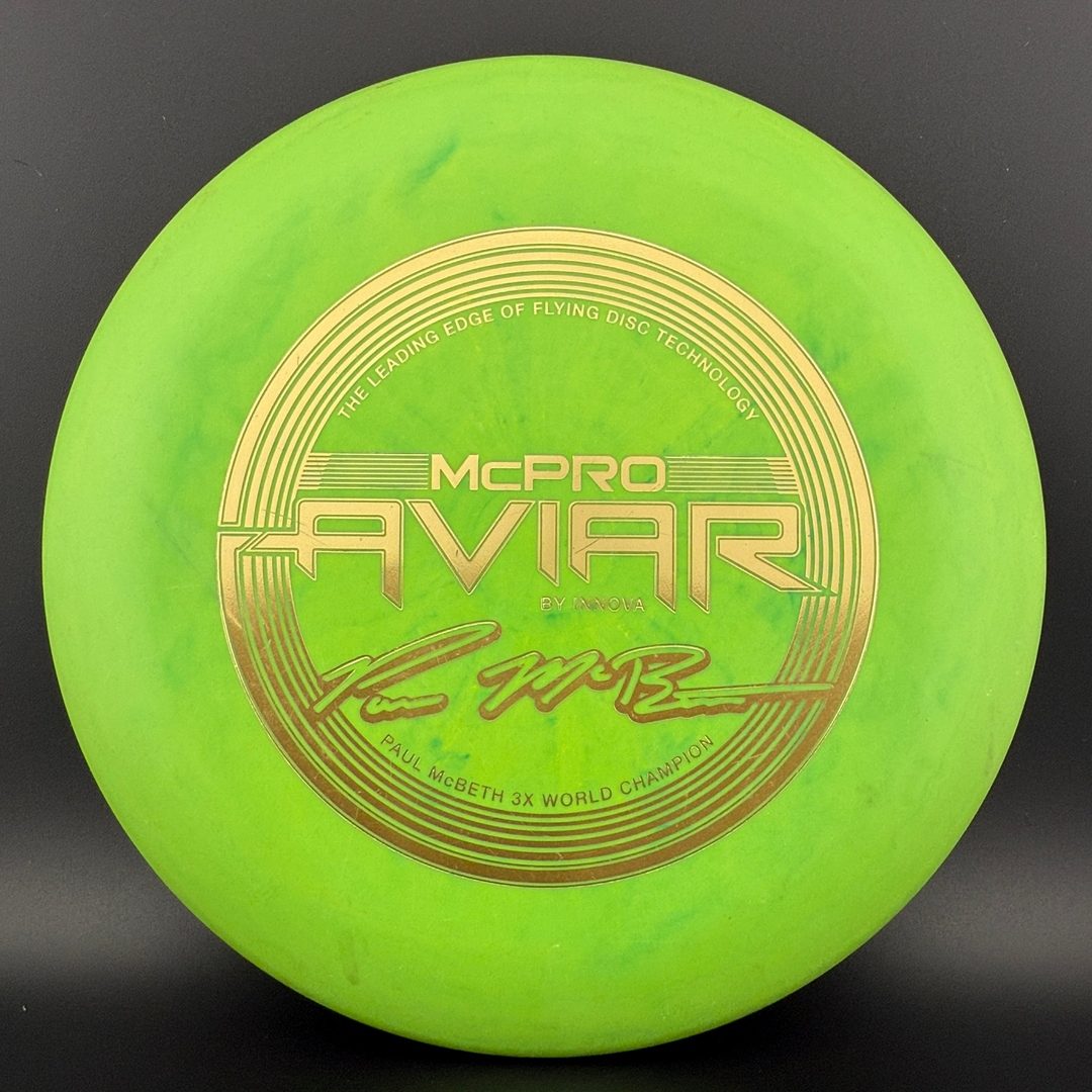 Galactic McPro Aviar - Paul McBeth USED 7/10 Rim Divots Innova