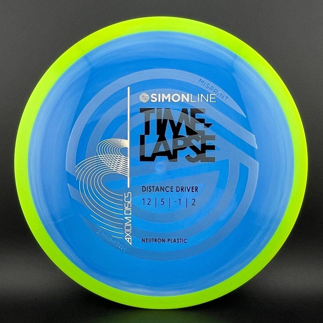 Neutron Time-Lapse Re-Tooled - Simon Line Misprint Axiom