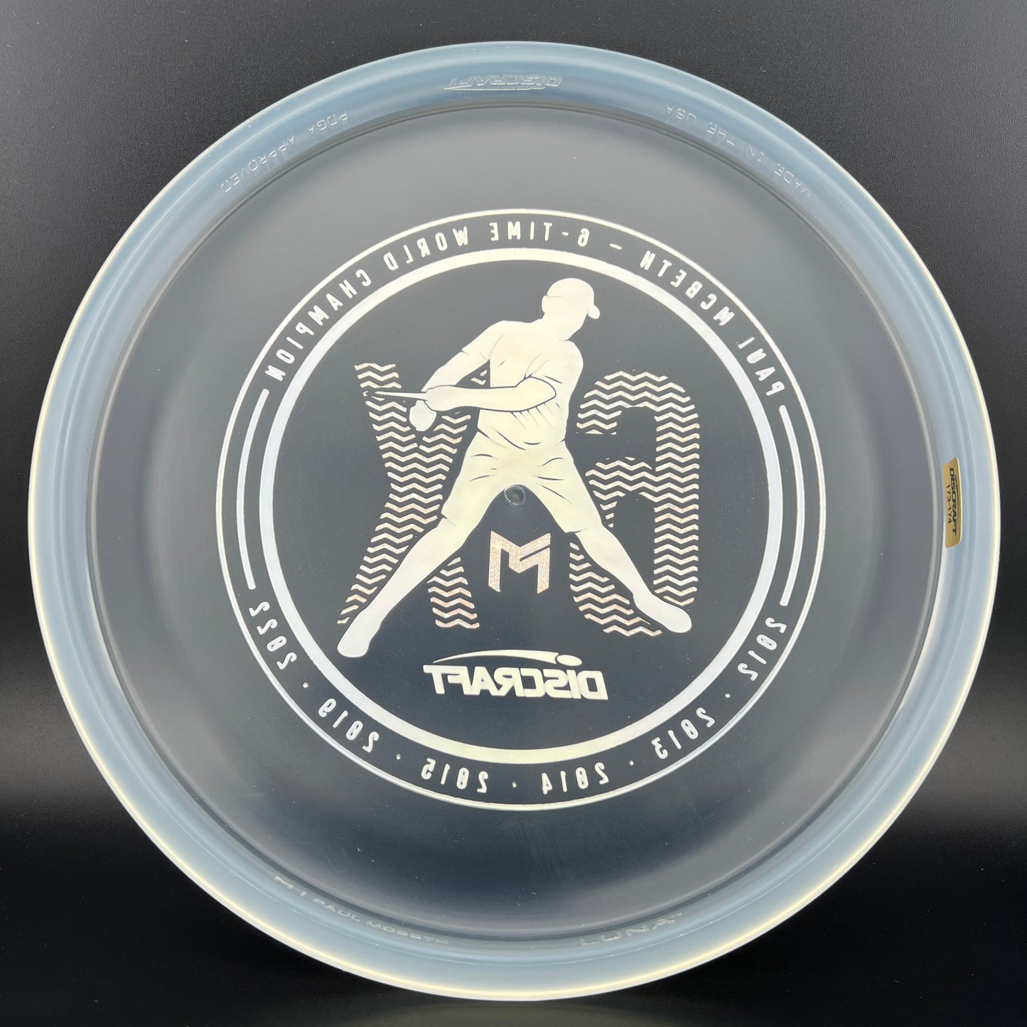 CryZtal Luna 6X Clear - Paul McBeth World Champion Discraft