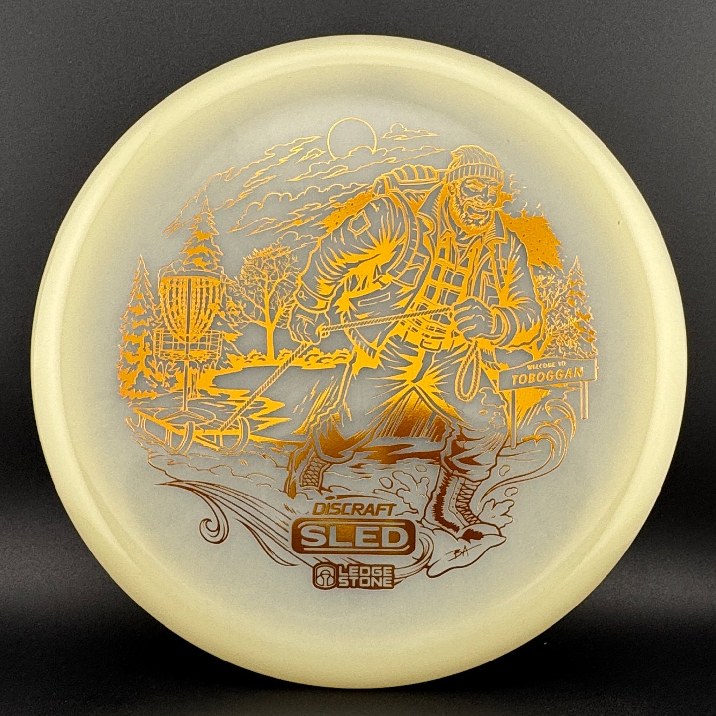 Mega Glo Sled - Worlds Detroit 26 - Toboggan Edition