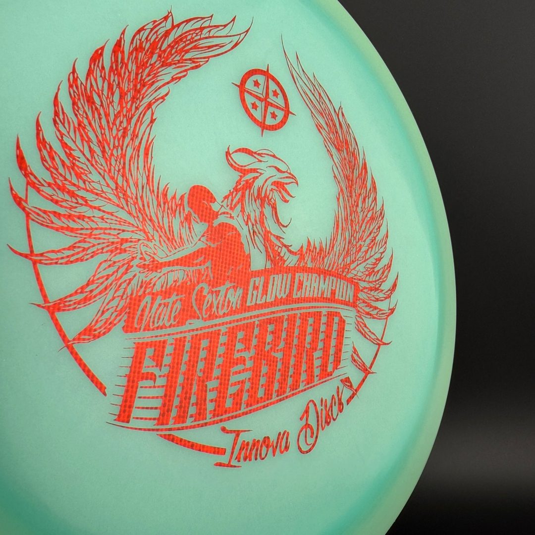 2016 Glow Champion Firebird Penned - Red Pixel - Nate Sexton Tour Series Innova