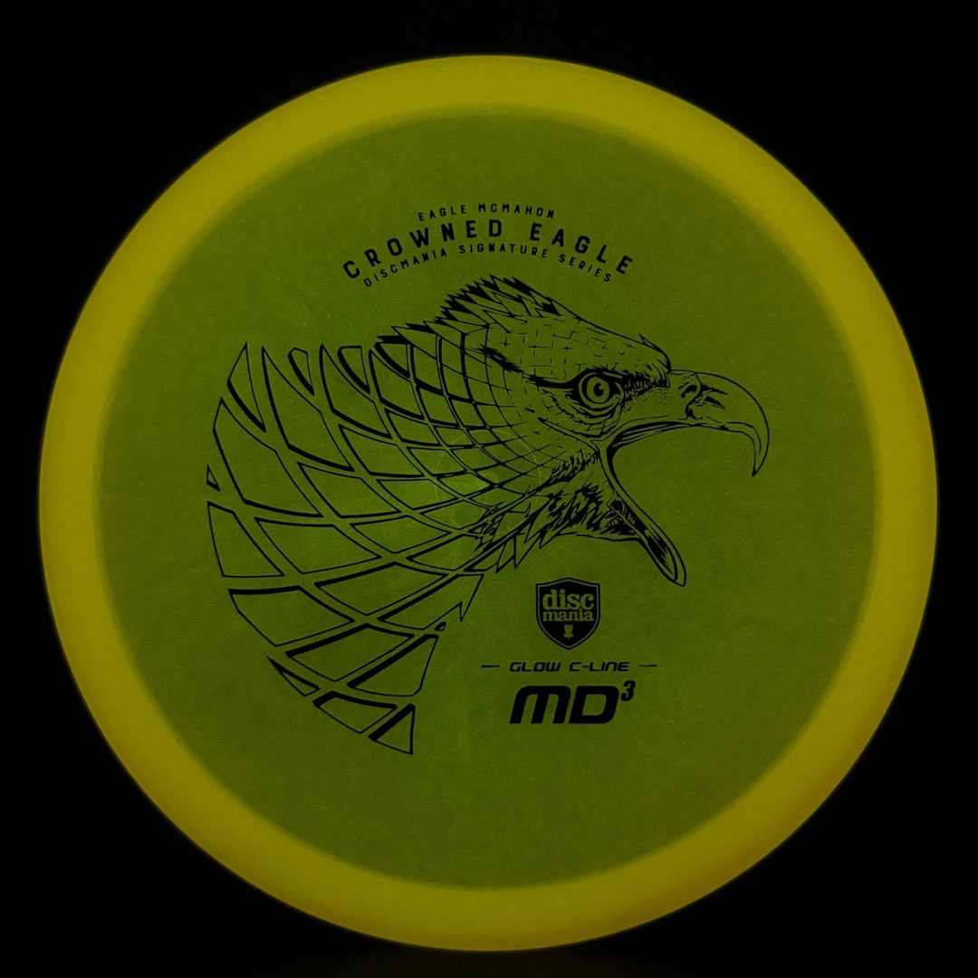 Color Glow C-Line MD3 - Crowned Eagle Translucent - Eagle McMahon Sig Series Discmania