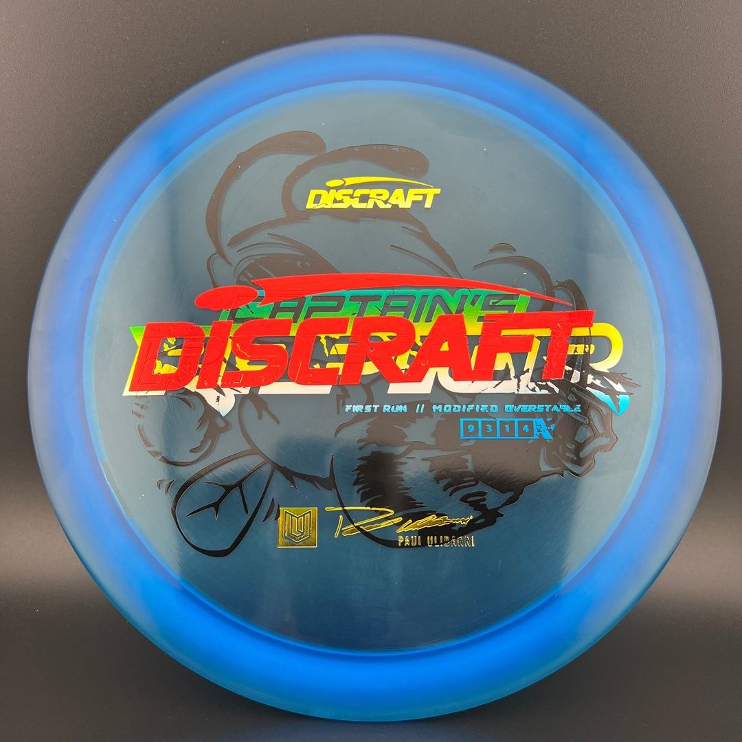 Special Z Blend Captain's Raptor - First Run - Buzzz Bee Misprints Discraft