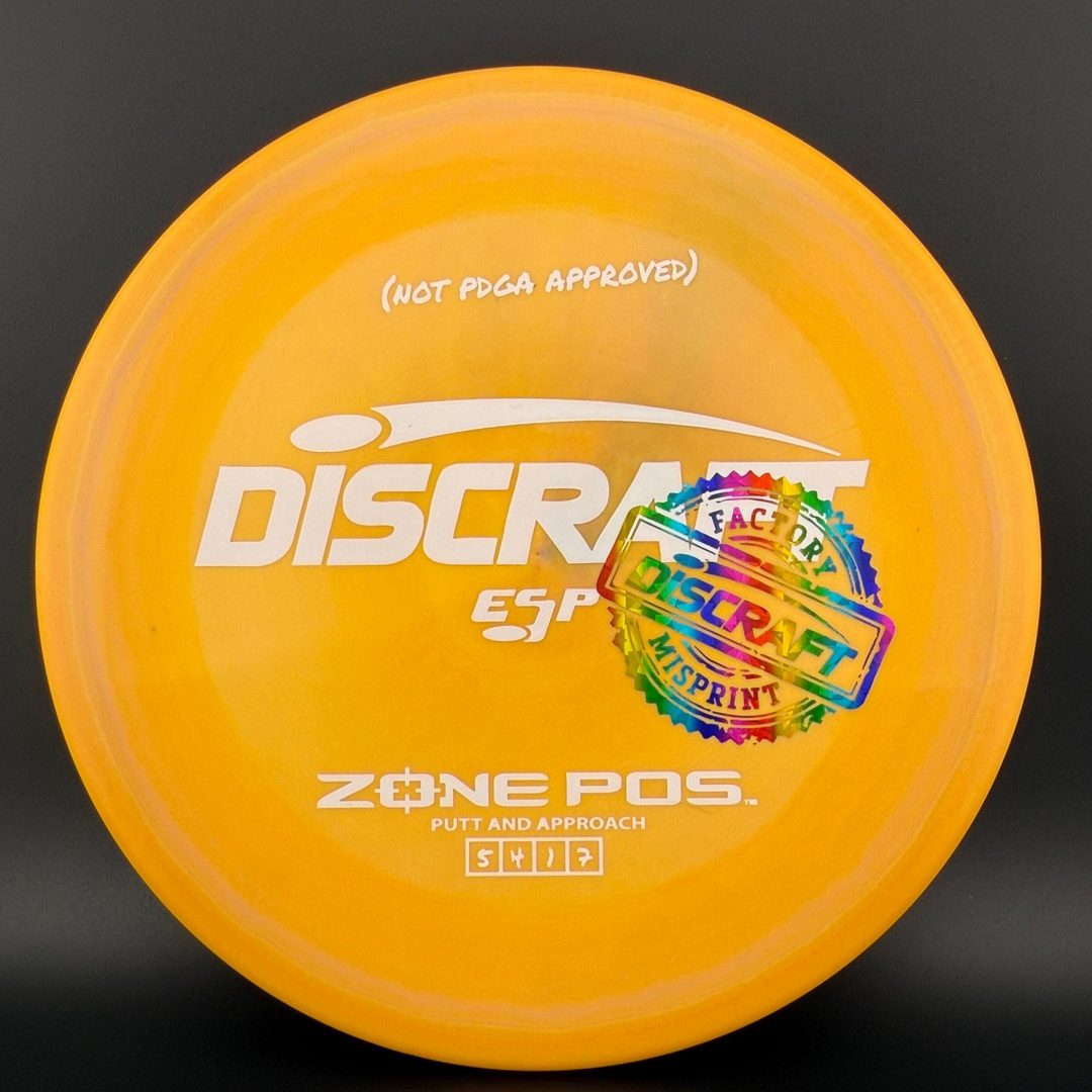 ESP Zone POS - April Fools - Factory Misprint *Not PDGA Approved Discraft