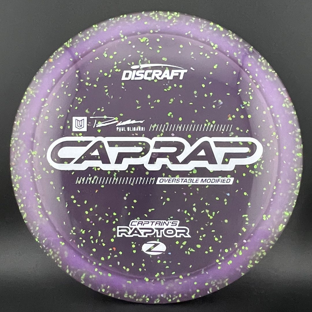 Confetti Z Captain's Raptor - Paul Ulibarri 2026 Discraft