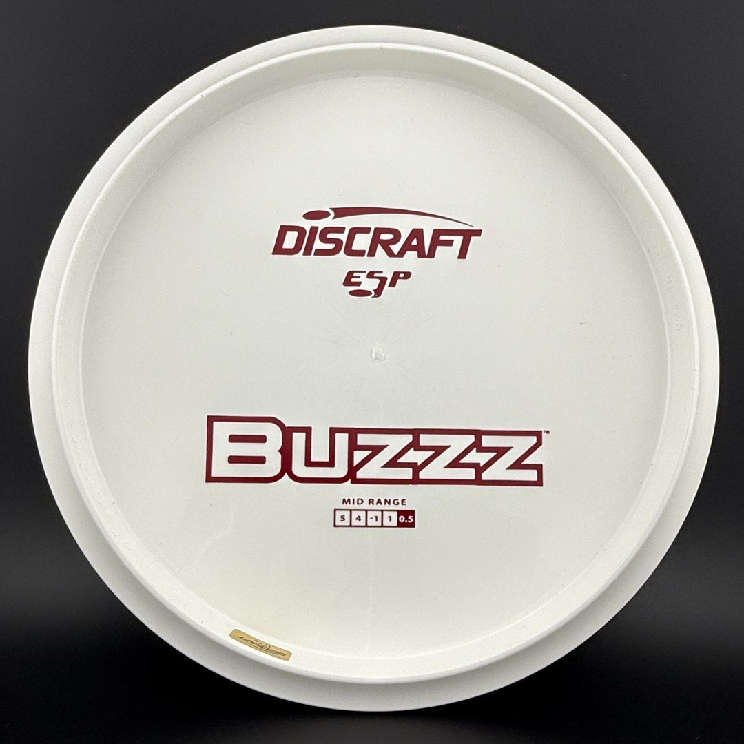 White ESP Buzzz - Bottom Stamp Dyer's Delight Discraft