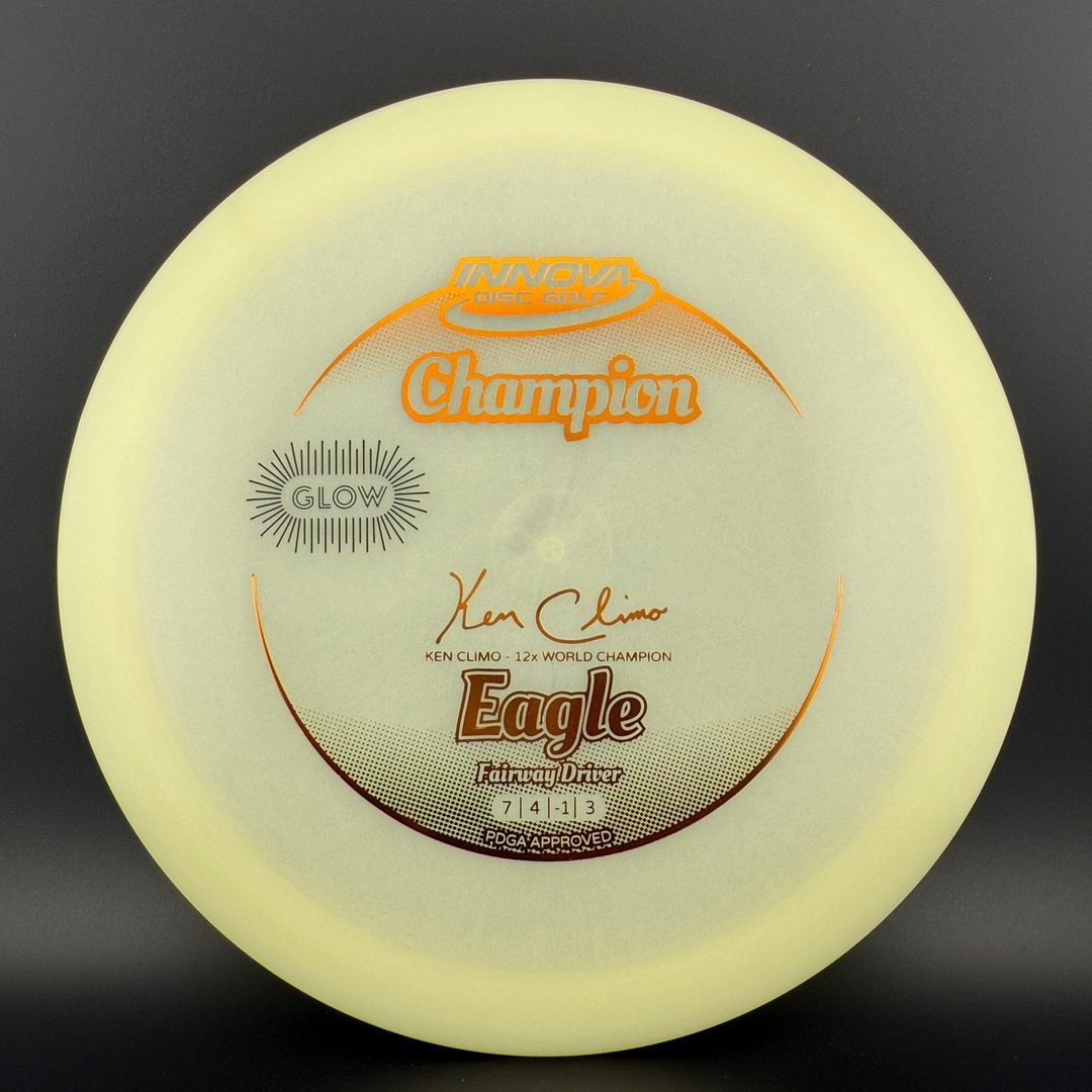 Classic Color Glow Champion Eagle - Ken Climo 12x Innova
