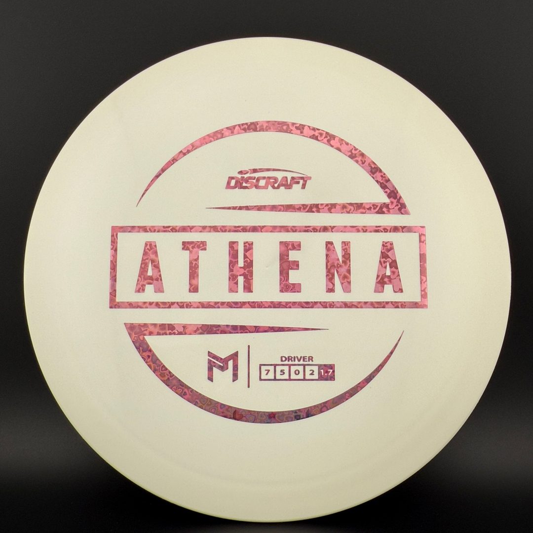 ESP Athena - White - Pink Hearts Discraft