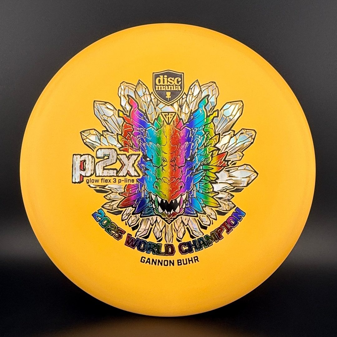 Glow P-Line P2x Flex 3 - Gannon Buhr 2025 World Champion Discmania