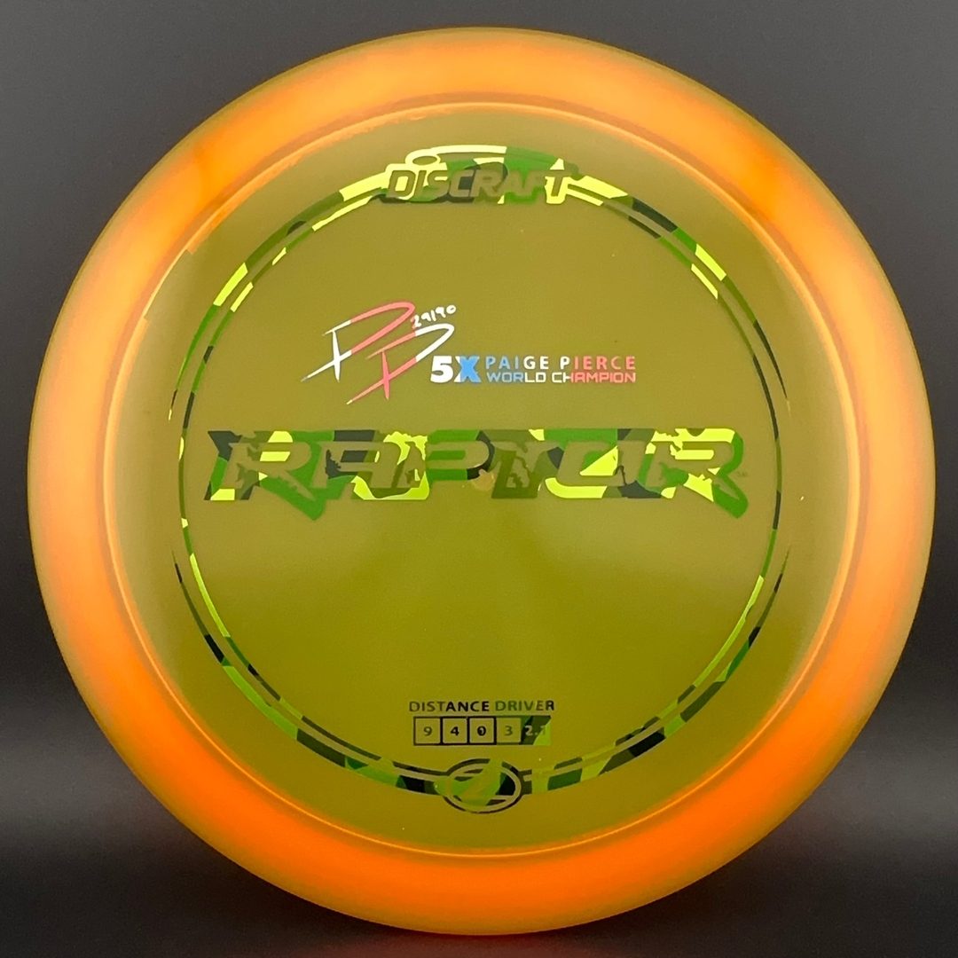 Z Line Raptor - Paige Pierce 5X World Champion Discraft