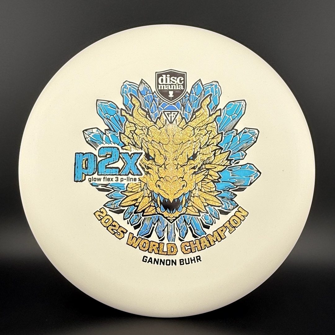 Glow P-Line P2x Flex 3 - Gannon Buhr 2025 World Champion Discmania
