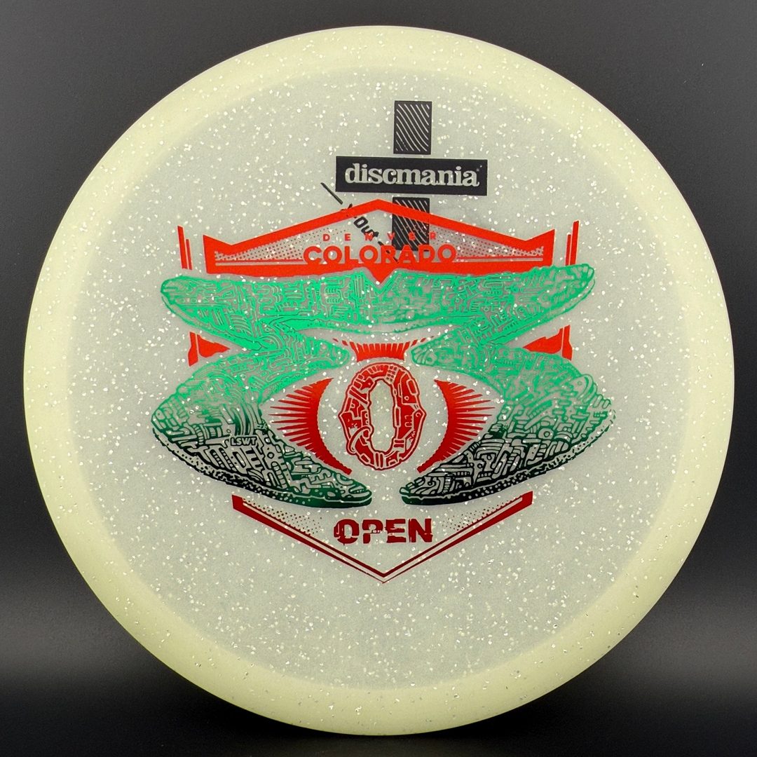 Metal Flake Glow C-Line MD3 IS2 - 303 Open Shield X-Out *Colten Stash* Discmania