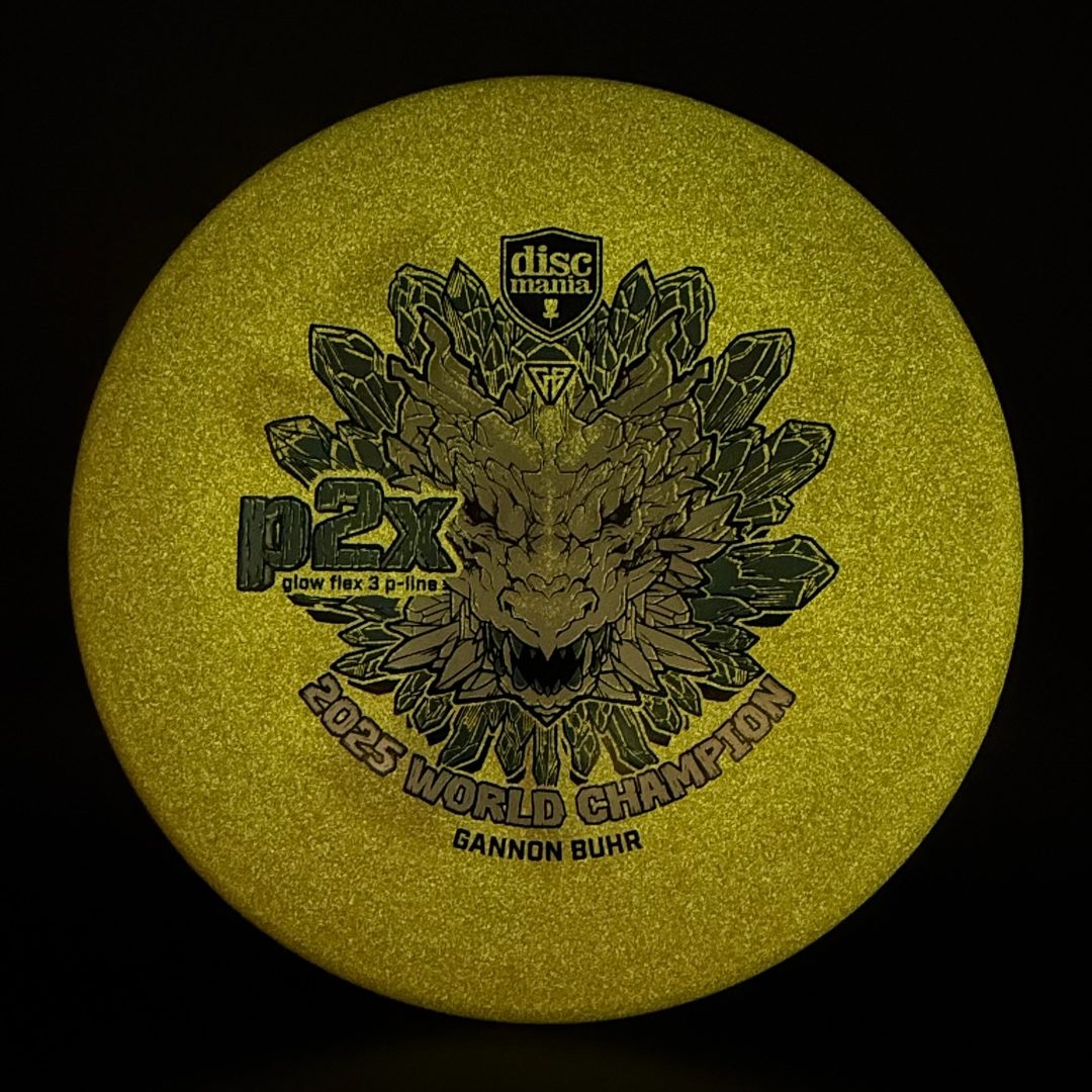 Glow P-Line P2x Flex 3 - Gannon Buhr 2025 World Champion Discmania