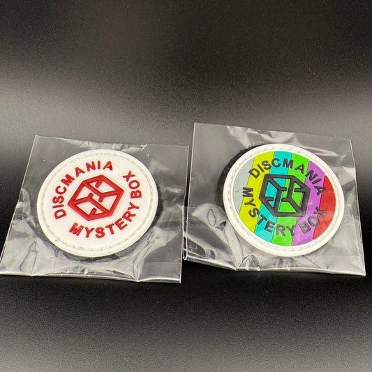 Mystery Box PVC Patches Hook N Loop Backside Discmania
