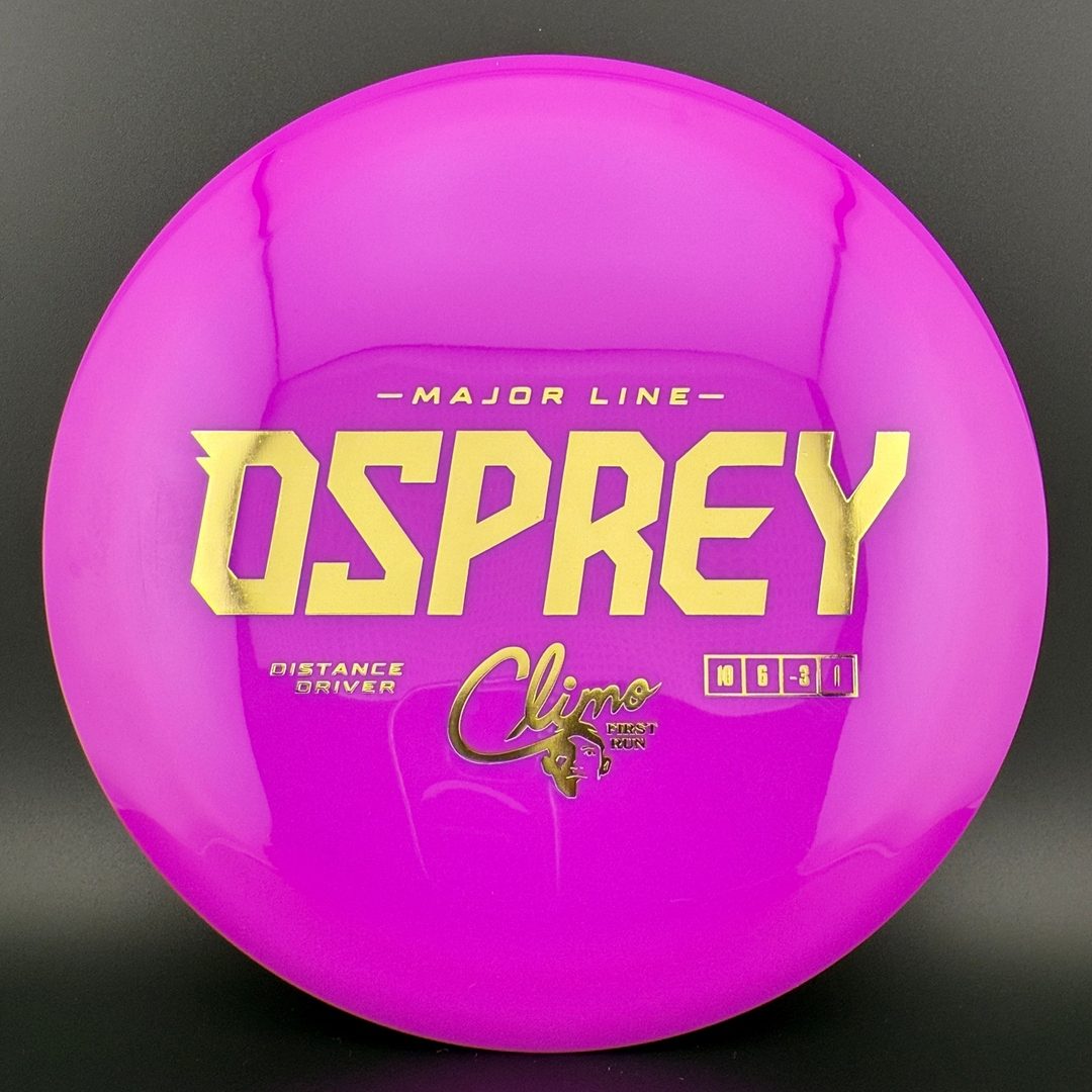 Major Line Osprey - First Run Climo Disc Golf