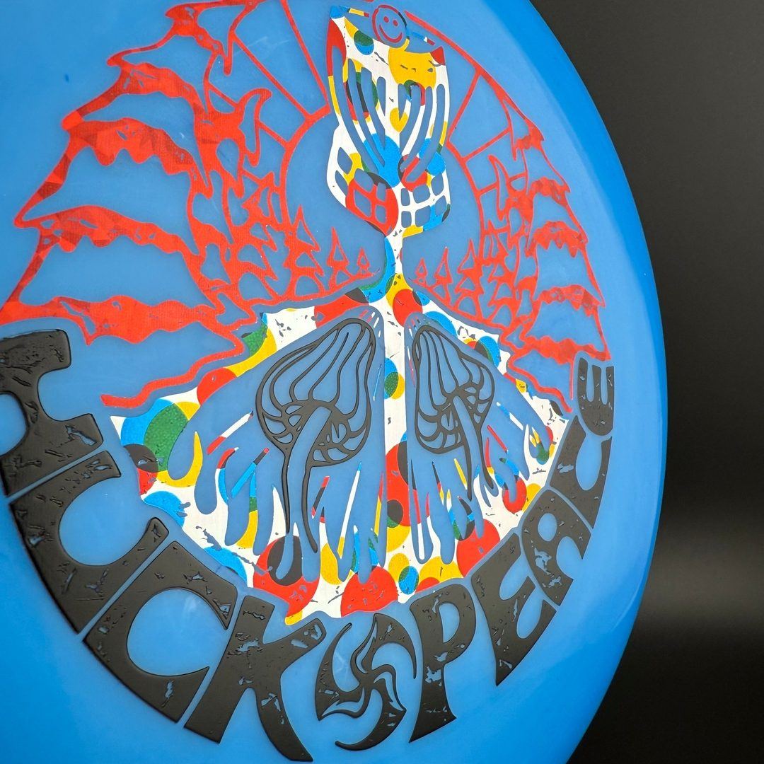 Soft Neo Spore - Huk Lab Peace Triple Foil Stamp Discmania