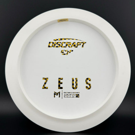 White ESP Zeus - Bottom Stamp Dyer's Delight - Paul McBeth Discraft