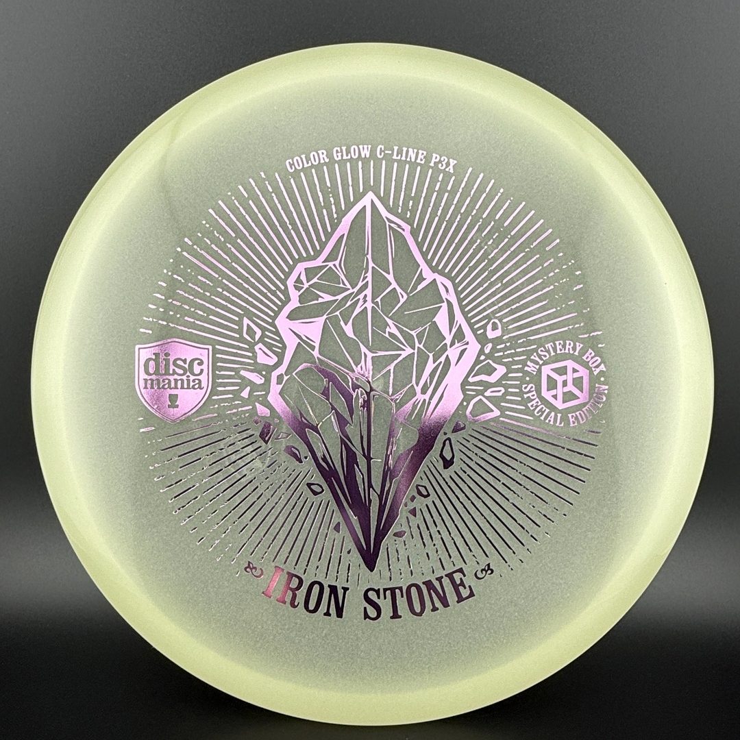 Color Glow C-Line P3X - First Run "Iron Stone" MB 23 Discmania