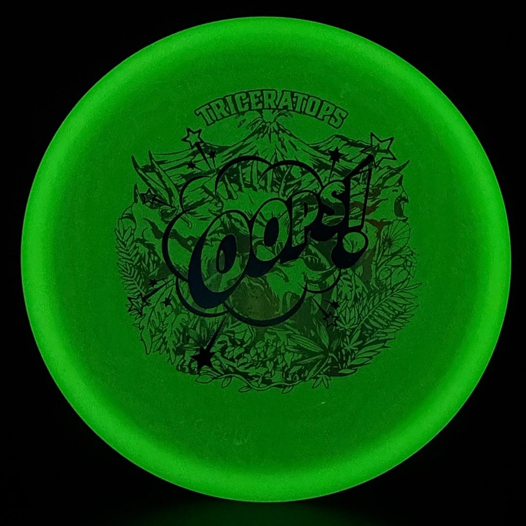 Glow Egg Shell Stegosaurus - Oops, Misprint! Dino Discs