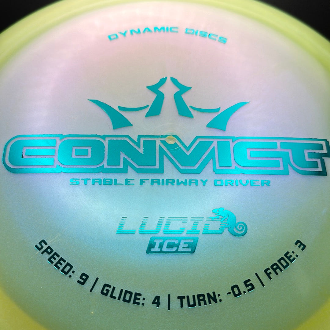 Lucid-Ice Chameleon Convict - First Run DROPPING 12/14 @ 10am MST Dynamic Discs