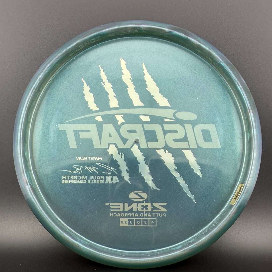 Z Zone First Run - Paul McBeth 4X Claws - Colorshift Discraft