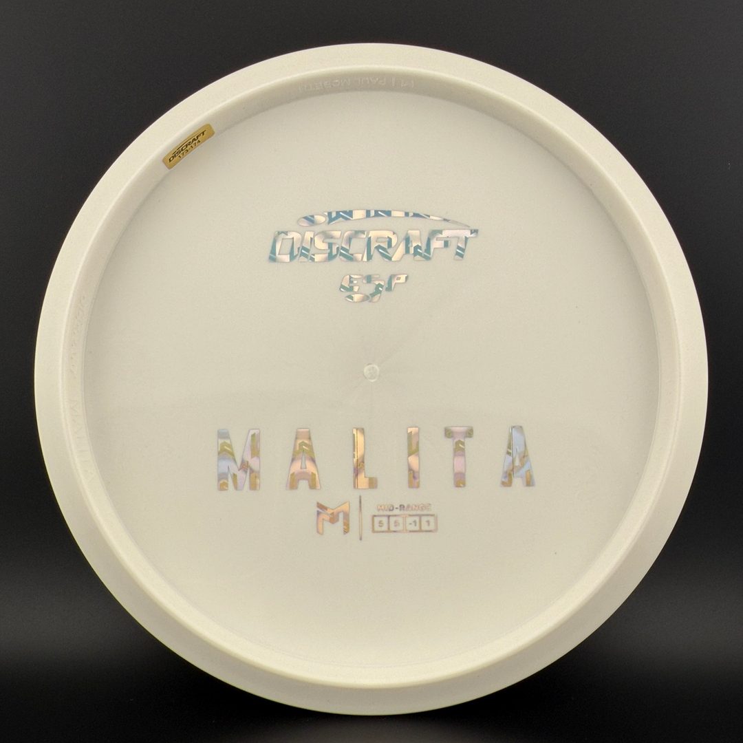 White ESP Malita - Dyer's Delight - Paul McBeth Discraft