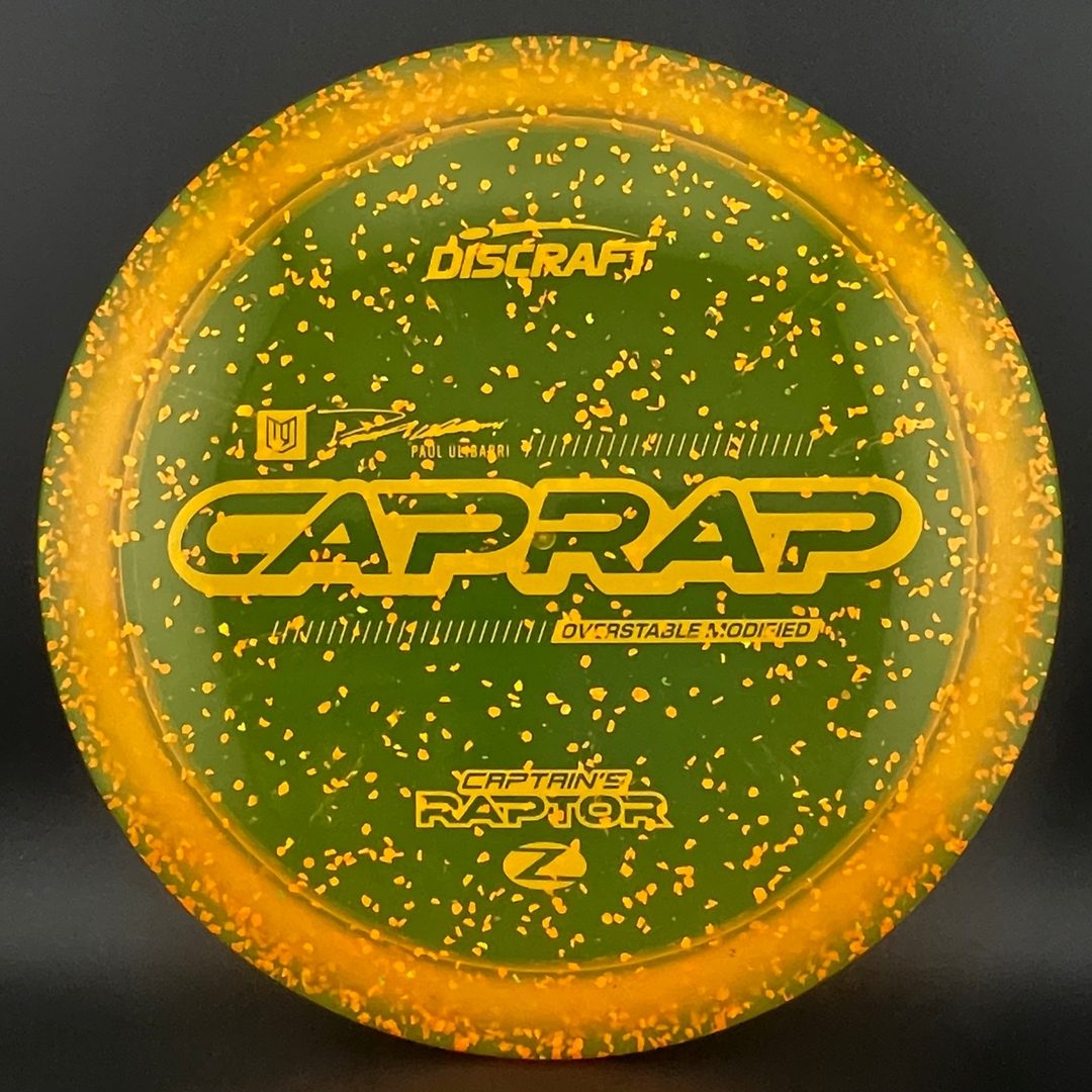 Confetti Z Captain's Raptor - Paul Ulibarri 2026 Discraft