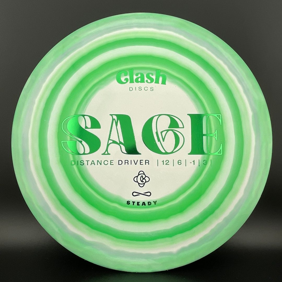 Steady Ring Sage - First Run Clash Discs